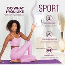 RE:SPORT Yogamatte Lila Fitnessmatte Gymnastikmatte Pilates Sportmatte Bodenmatte PHTHALATFREI