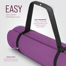 RE:SPORT Yogamatte Lila Fitnessmatte Gymnastikmatte Pilates Sportmatte Bodenmatte PHTHALATFREI