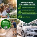 TRESKO� Flexibler Gartenschlauch Premium 7,5m | Wasserschlauch flexibel mit 3-Fach Latexkern | dehnbarer flexiSchlauch | alle Verschraubungen aus hochwertigem Messing
