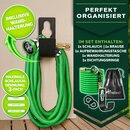 TRESKO� Flexibler Gartenschlauch Premium 7,5m | Wasserschlauch flexibel mit 3-Fach Latexkern | dehnbarer flexiSchlauch | alle Verschraubungen aus hochwertigem Messing