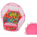 KIDUKU Kinderzelt Bllebad Babyzelt Spielhaus Spielzelt + 100 Blle + Tasche Pink