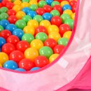 KIDUKU Kinderzelt Bllebad Babyzelt Spielhaus Spielzelt + 100 Blle + Tasche Pink