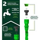 TRESKO Flexibler Gartenschlauch 15m Wasserschlauch dehnbarer Flexischlauch