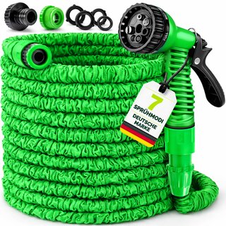 TRESKO� Flexibler Gartenschlauch 30m Wasserschlauch...