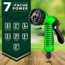 TRESKO Flexibler Gartenschlauch 30m Wasserschlauch dehnbarer Flexischlauch