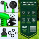 TRESKO Flexibler Gartenschlauch 30m Wasserschlauch dehnbarer Flexischlauch