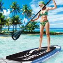 RE:SPORT SUP Board 305cm Blau aufblasbar Stand Up Paddle Set Surfboard Paddling Premium