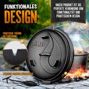 grillas� Dutch Oven Set 4,2 Liter / Topf mit F��e Deckelheber BBQ Gusseisen Feuertopf Gusstopf Schmortopf