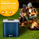 tillvex K�hlbox elektrisch 32L Blau | Mini-K�hlschrank 230 V und 12 V f�r KFZ Auto Camping | k�hlt & w�rmt | ECO-Modus