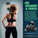 RE:SPORT Hantelset Gusseisen 15 - 60 kg Kurzhanteln Langhantel Set Hantel Hantelscheiben