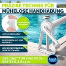 tillvex� Pool Aufroller f�r Solarfolie Poolabdeckung Aufrollvorrichtung Plane