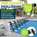 tillvex� Pool Aufroller f�r Solarfolie Poolabdeckung Aufrollvorrichtung Plane