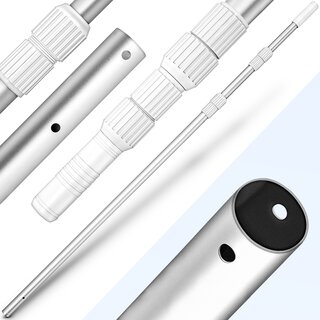 tillvex Pool Teleskopstange 1,20 - 3,60m | Aluminium...