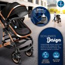 KIDUKU� 3 in 1 Kombi Kinderwagen Buggy Reisebuggy inkl. Auto- Babyschale Faltbar