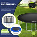 KIDUKU Trampolin Abdeckung 244 cm - Schwarz Regenplane Regenabdeckung Abdeckplane Schutzplane