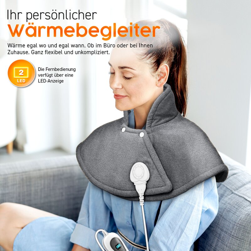 sinnlein Heizkissen elektrisch Wärmekissen Nacken Schulter Rücken Hei ...