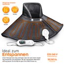 sinnlein Heizkissen elektrisch Anthrazit fr Schulter, Nacken und Rcken | Heizcape mit 3 Temperaturstufen & Abschaltautomatik | Wrmekissen mit Abschaltautomatik und 100W