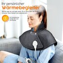 sinnlein Heizkissen elektrisch Anthrazit fr Schulter, Nacken und Rcken | Heizcape mit 3 Temperaturstufen & Abschaltautomatik | Wrmekissen mit Abschaltautomatik und 100W