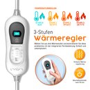 sinnlein Heizkissen elektrisch Anthrazit f�r Bauch und R�cken | Heizg�rtel mit 3 Temperaturstufen & Abschaltautomatik | W�rmeg�rtel mit verstellbarem Band und Klettverschluss