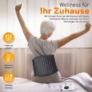 sinnlein Heizkissen elektrisch Anthrazit f�r Bauch und R�cken | Heizg�rtel mit 3 Temperaturstufen & Abschaltautomatik | W�rmeg�rtel mit verstellbarem Band und Klettverschluss
