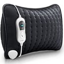 sinnlein Heizkissen elektrisch Anthrazit mit Fllung 100W fr Rcken Schulter Nacken | Wrmekissen mit 3 Temperaturstufen & Abschaltautomatik