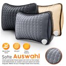 sinnlein Heizkissen elektrisch Anthrazit mit Fllung 100W fr Rcken Schulter Nacken | Wrmekissen mit 3 Temperaturstufen & Abschaltautomatik