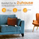 sinnlein Heizkissen elektrisch Anthrazit mit Fllung 100W fr Rcken Schulter Nacken | Wrmekissen mit 3 Temperaturstufen & Abschaltautomatik