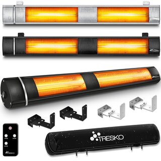 TRESKO Infrarot Heizstrahler 3000W mit Fernbedienung |...
