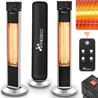TRESKO Infrarot Stand-Heizstrahler 2000W mit...