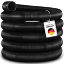 tillvex Poolschlauch Schwimmbadschlauch Saugschlauch Solarschlauch 6m / 32mm Schwarz
