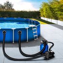 tillvex Poolschlauch Schwimmbadschlauch Saugschlauch Solarschlauch 6m / 32mm Schwarz