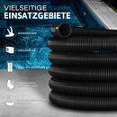 tillvex Poolschlauch Schwimmbadschlauch Saugschlauch Solarschlauch  32 - 38mm 6m / 38mm Schwarz
