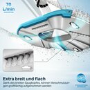 tillvex Poolsauger mit Akku und 3,6 m Teleskopstange - bis zu 15 m� | Pool Bodensauger elektrisch | Poolreiniger mit Filter & 2-Geschwindigkeits-System | Handsauger Reinigungsset kabellos