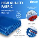 tillvex Pool Abdeckplane 305 cm Rund | Schwimmbecken Abdeckung UV-Stabil & rei�fest | Schwimmbad Solarplane