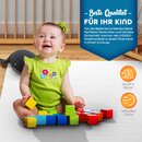 KIDUKU 7,2 Meter Laufgitter XXL klappbar inkl. Tr Gelb