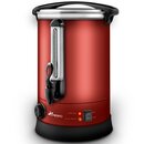 TRESKO� Gl�hweinkocher Rot 20L / 2500W Einkochautomat aus Edelstahl Gl�hweinkessel Gl�hweinautomat Hei�getr�nkeautomat Hei�wasserspender