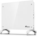 TRESKO Elektroheizung Wei 2000W Glaskonvektor Konvektor Wand Heizung Glas Heizkrper Bad