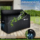 tillvex� Gartenbank Holz Wei� 150 cm / 3 - 4 Personen Parkbank Massiv Sitzbank Garten Gartenm�bel