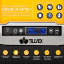 tillvex� Kompressor K�hlbox elektrisch 41 Liter / Grau | Elektrische Gefrierbox mit APP-Steuerung USB-Anschluss 12/24 V 230V | K�hlschrank bis -20 �C