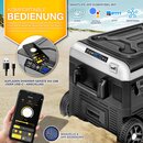 tillvex� Kompressor K�hlbox elektrisch 41 Liter / Grau | Elektrische Gefrierbox mit APP-Steuerung USB-Anschluss 12/24 V 230V | K�hlschrank bis -20 �C