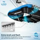 tillvex Poolsauger Handsauger Bodensauger Reinigungsset Akku Poolreiniger Vakuum Bis zu 15 m (15000 Liter) Schwarz - Ohne 3,60 m Teleskopstange