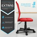 TRESKO� B�rostuhl Mesh Chefsessel Drehstuhl Kinder Schreibtischstuhl Rot
