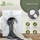sinnlein® Heizdecke mit Abschaltautomatik 180x130cm Dunkelgrau | Elektrische Wärmedecke mit 9 Temperaturstufen | Kuscheldecke waschbar Bett, Sofa | Decke elektrisch mit Timer Digitalanzeige