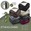 sinnlein® Heizdecke mit Abschaltautomatik 180x130cm Dunkelgrau | Elektrische Wärmedecke mit 9 Temperaturstufen | Kuscheldecke waschbar Bett, Sofa | Decke elektrisch mit Timer Digitalanzeige