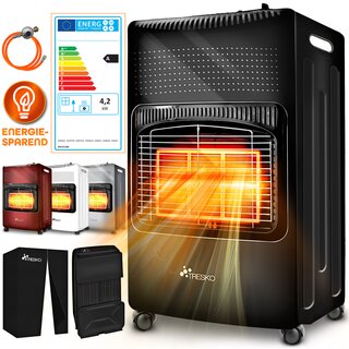 TRESKO 4200 Watt Gasheizer Infrarot Gasheizofen...