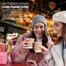 TRESKO� Gl�hweinkocher Grau 6,8L / 1500W Einkochautomat aus Edelstahl Gl�hweinkessel Gl�hweinautomat Hei�getr�nkeautomat Hei�wasserspender