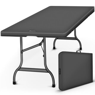 tillvex Gartentisch klappbar anthrazit 180x75cm |...