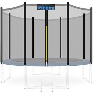 KIDUKU Trampolin Ersatznetz  366 cm - 12 Stangen...