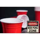 TRESKO® Rote Partybecher Größenwahl Plastikbecher Party Beer Pong Cups