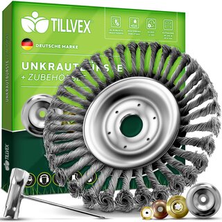tillvex Profi Unkrautbrste fr Freischneider &...